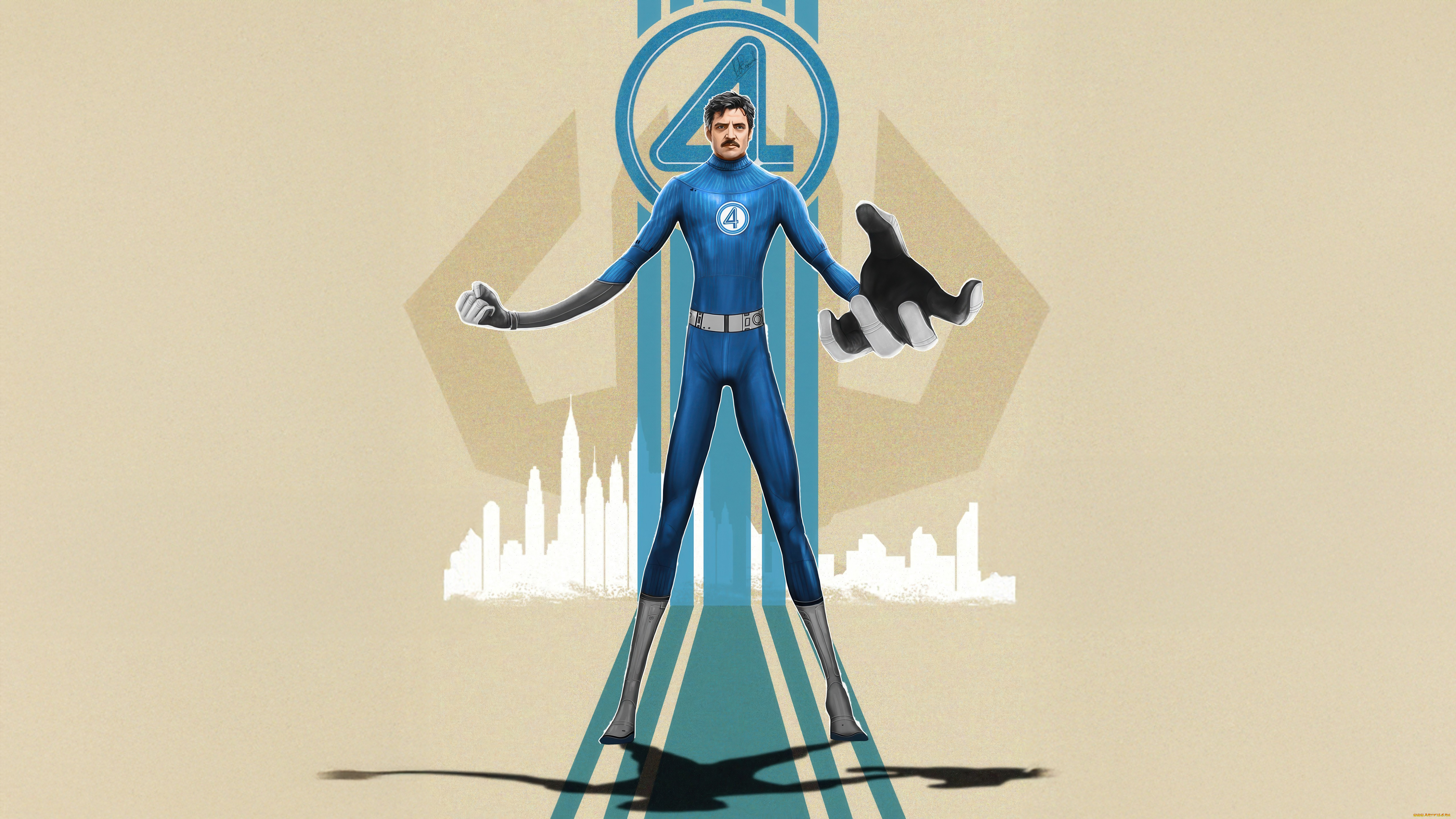 , ,  , the, fantastic, four, first, steps, flexible, hero, mister, , , pedro, pascal